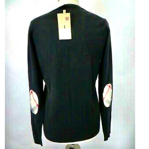Burberry Sweaters - Burberry Cashmere Sweater NWT Elbow Patches Large